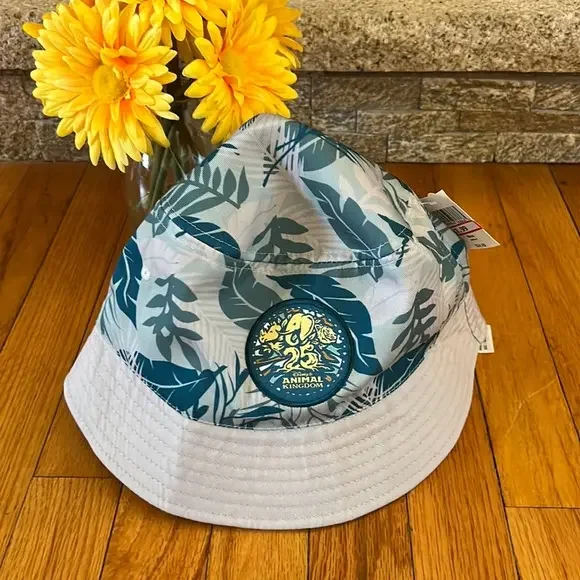 Disney Parks Animal Kingdom 25th Anniversary Cap Bucket Hat - Picture 1 of 5